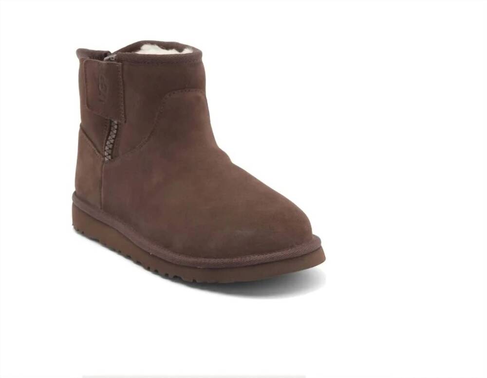 NEW UGG kids' classic mini adri boots in brown